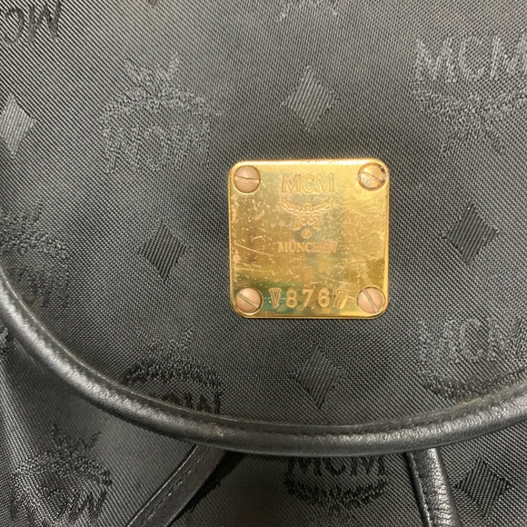 MCM Black Nylon Authentic Backpack main image 5